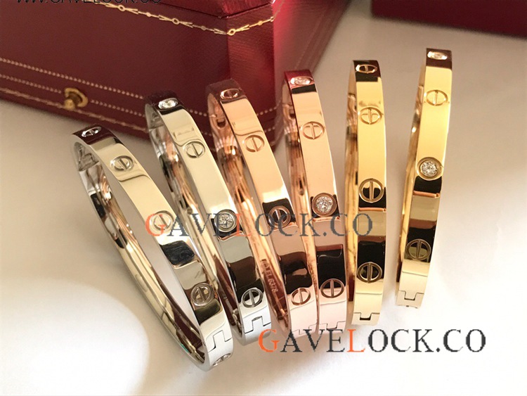 Copy Cartier Love Bracelet with No Screw - Wide Model